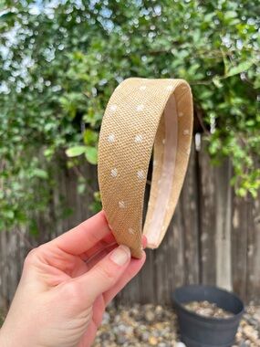J. Crew Polka Dot Wide Headband - Women Accessories